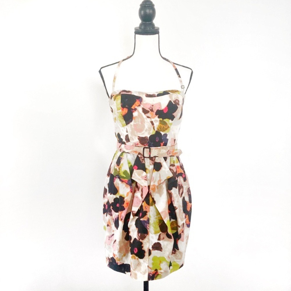 Jessica Simpson halter sweetheart neckline dress 4